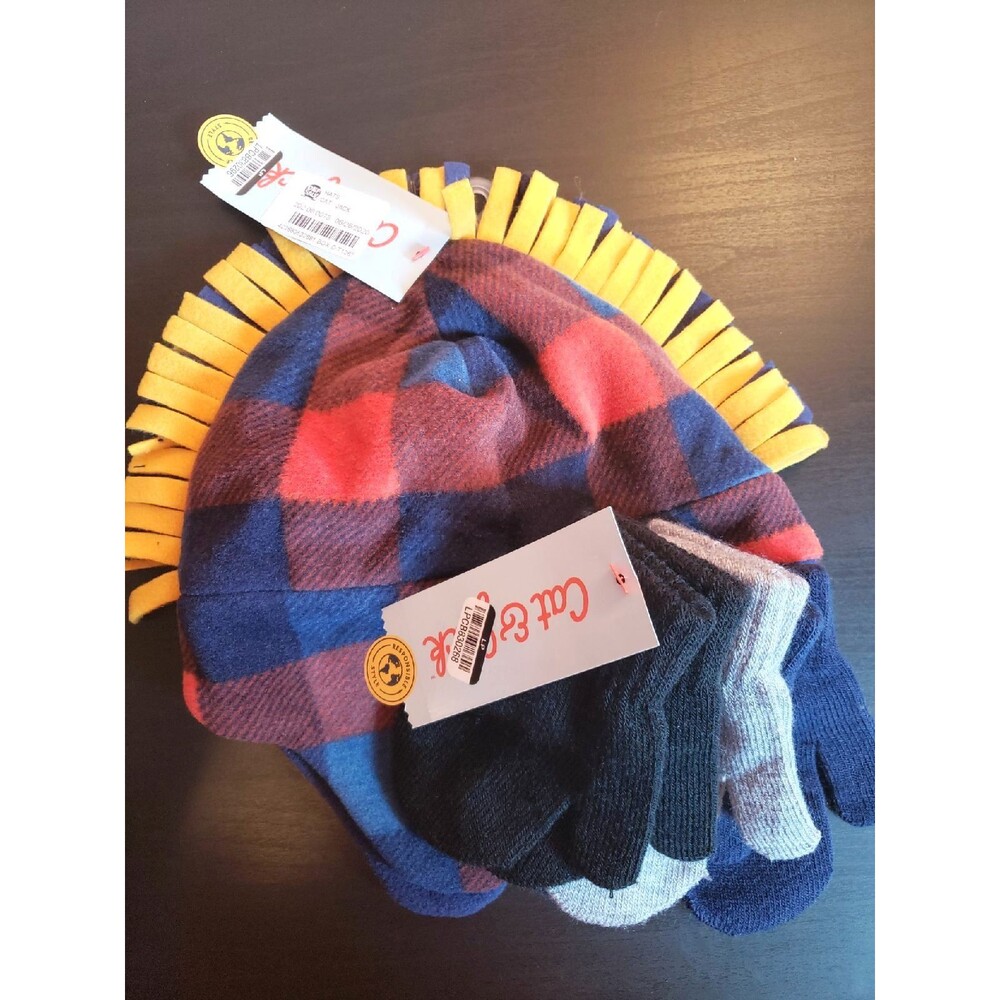 Boys hat and mittens